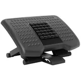 Homcom Fußhocker Höhenverstellbar (Fußstütze, 1 St., Fußablage), für Homeoffice, Büro, Schwarz schwarz