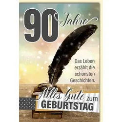 Geburtstagskarte Zahl 90 525490 Bild