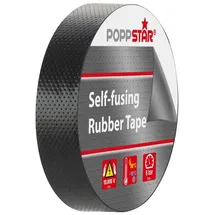 POPPSTAR Isolierband und Dichtungsband, LxBxH 5m x 19mm x 0,76mm, schwarz