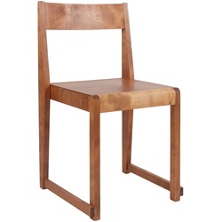 Frama - Chair 01, Birke braun gebeizt / geölt
