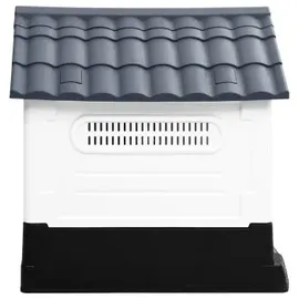 vidaXL Hundehütte 57 x 68 x 66 cm Polypropylen Grau