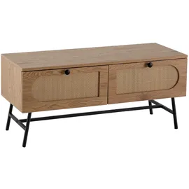 Möbel Boss WL6.889 Lowboard 100x45x40 cm Braun Metall/MDF/Spanplatte