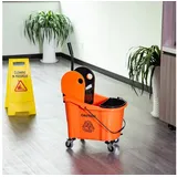 Homcom Putzwagen mit Auswringvorrichtung 36 l