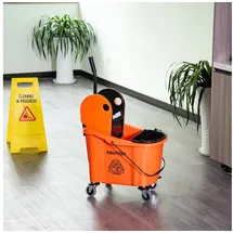 Homcom Putzwagen mit Auswringvorrichtung 36 l