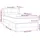 vidaXL Boxspringbett mit Matratze Dunkelgrau 100x200 cm Stoff - Grau