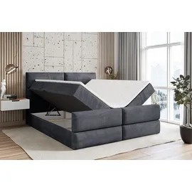 altdecor BOXBETT BOXI3-Z - 160x200 cm - H4 - Dunkelgrau