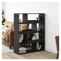 vidaXL Raumteiler 100 x 33 x 125,5 cm Schwarz