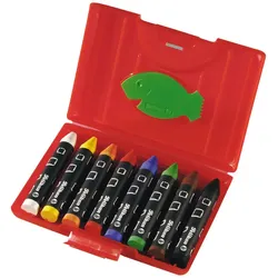 Pelikan 665/8 WF - Farbstift - Wachs - verschiedene Farben (Packung mit 8)