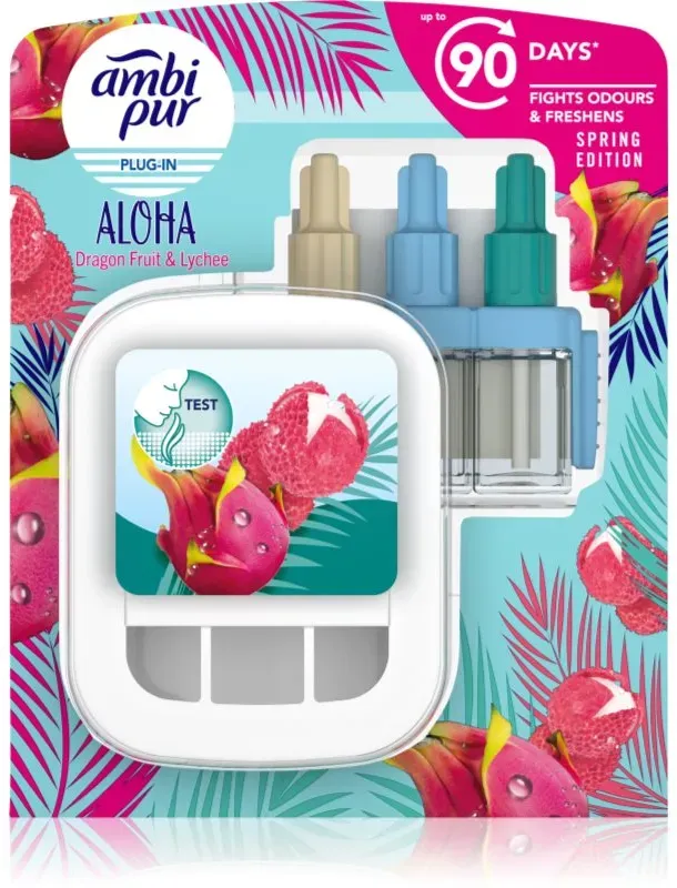 AmbiPur 3volution Aloha elektrischer lufterfrischer mit Nachfüllung 20 ml