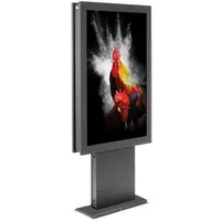Hagor vis-it® HP Bolt-Down 55" Indoorstele Portrait inkl. Schutzglasscheibe