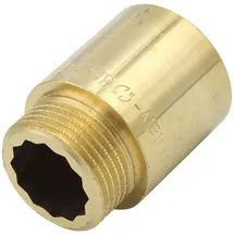 GENERAL FITTINGS Hahnverlängerung 3/4 Zoll x 30 mm gold