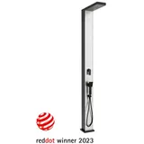 STEINBACH Solardusche »Skyfall«, Höhe: 220 cm, 40 l-Tank, Aluminium, silber - silberfarben