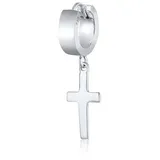 KUZZOI Ohrringe 925 Sterling Silber Kreuz in Silber | Gr.: onesize