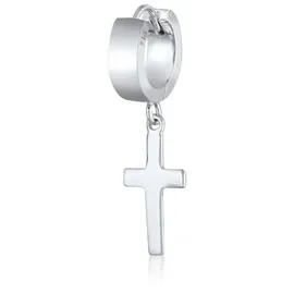 KUZZOI Ohrringe 925 Sterling Silber Kreuz in Silber | Gr.: onesize
