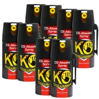 Columbia KO CS hochdosiertes Abwehrspray - Sicheres Gefühl unterwegs - Made in Germany - 80g Reizstoff CS wirkungsvolles effektives Verteidigungsspray - bis zu 1-1,5 m Reichweite