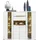 Innostyle Memphis Highboard 145 x 127 x 38 cm Weiß