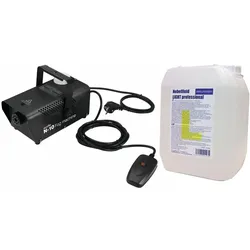 EUROLITE N-10 Nebelmaschine schwarz Party-Nebelmaschine + 5 Liter Light Fluid