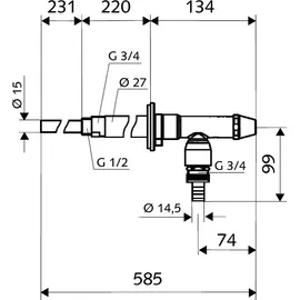 Schell Polar II Rohrbelüfter Schwarz