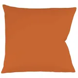 FLEURESSE Kissenbezug Colour Satin 80 x 80 cm Orange