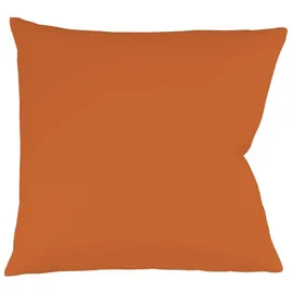 FLEURESSE Kissenbezug Colour Satin 80 x 80 cm Orange