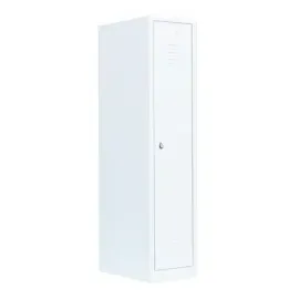 Lüllmann Spind signalweiß 515117, 1 Schließfach 41,5 x 50,0 x 180,0 cm