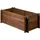 Dobar Steck-Hochbeet Massivholz 117 cm x 58,5 cm x 38,5 cm Dunkelbraun FSC®