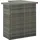 vidaXL Eck-Bartisch Grau 100x50x105 cm Poly Rattan