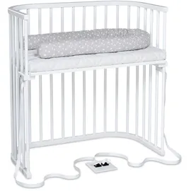 babybay Boxspring Beistellbett weiß