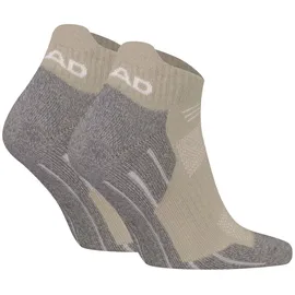 Head Sneakersocken 2P grau 39-42