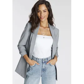 LAURA SCOTT Longblazer in grau-melange | Gr.: 42
