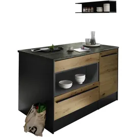 BASIC by Balculina Kochinsel JAZZ 145 x 90 x 90 cm Eiche