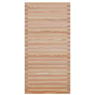 MEGA HOLZ Sichtschutzzaun Rhombus 90 x 180 cm Lärche