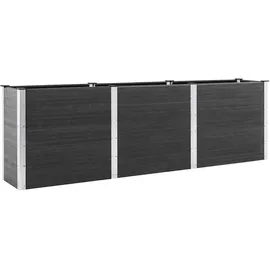 vidaXL Hochbeet 300 x 50 x 91 cm Grau