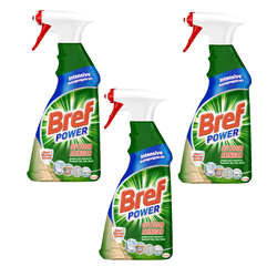 Bref Power Spray Outdoor Reiniger 3x500 ml Sprühflasche Reinigungsmittel