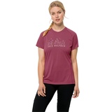 Jack Wolfskin Morobbia Vent Support System T-Shirt Women M sangria red sangria red