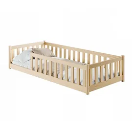 petits-meubles Standbett Maya 80 x 160 cm Kiefer massiv braun