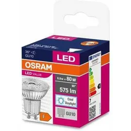 Osram 4058075096684 LED EEK F (A - G) GU10 Reflektor 6.9 W = 80 W Kaltweiß (Ø x H) 50 mm x 50 mm 1