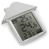 Perel Fenster-Thermometer, MIT ANZEIGE DER MINDEST- und