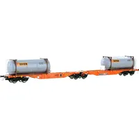 MEHANO 28401 HO Containerwagen Sggmrss'90 Bertschi der Wascosa Bertschi