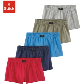 H.I.S. H.I.S Boxer in rot, blau, khaki, marine, grau-meliert | Gr.: 104