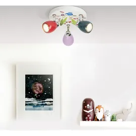 Brilliant LED-Spotrondell Birds 3-flammig Bunt