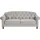 Atlantic Home Collection Couch Samtvelours 2-Sitzer Grau