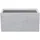 Beliani Blumentopf 60 x 29 x 30 cm Steingemisch weiß Myra