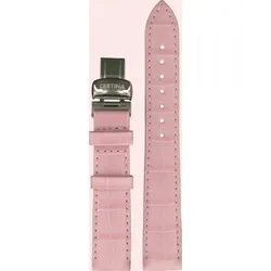 Certina - Leder Ds Podium Lady Lederband Rosa 16/14mm C600013599 - alligator-prägung,kalb,rosa
