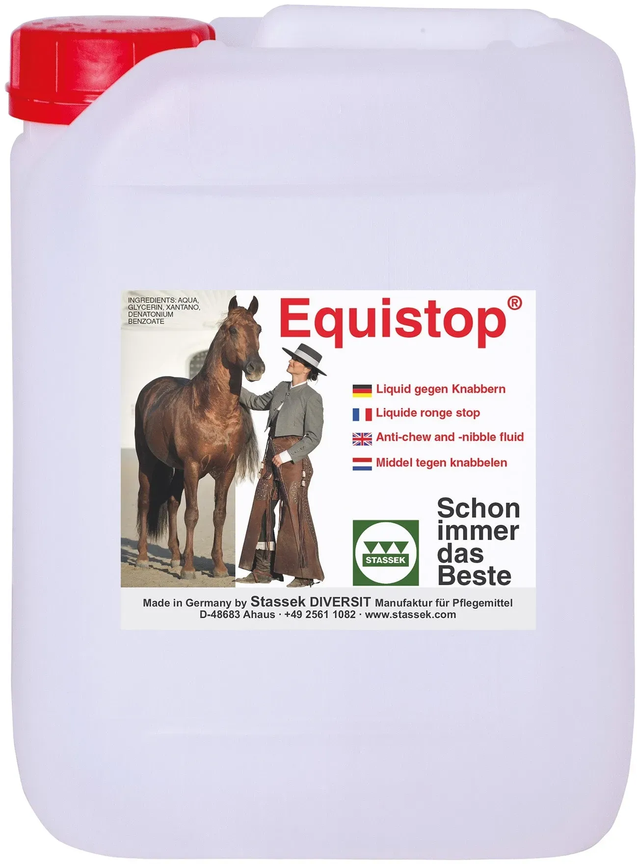 Stassek Equistop® Liquid gegen Knabbern, 5 Liter