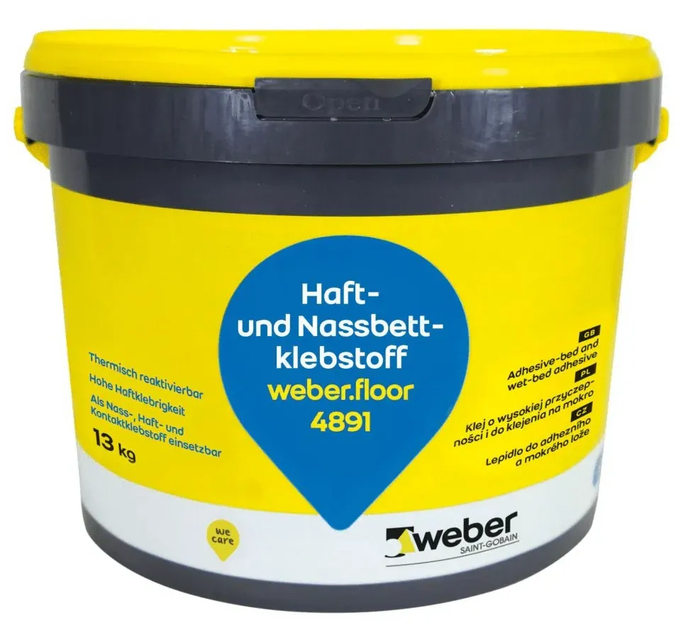 Haft- und Nassbettklebstoff - weber.floor 4891 - 13kg