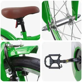 vidaXL Kinderfahrrad 18 Zoll grün