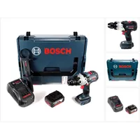 Bosch Professional, Bohrmaschine + Akkuschrauber, Bosch GSB 18V-85 C Akku Schlagbohrschrauber 18V 85Nm 1/2" Brushless + 1x Akku 5,0Ah + Ladegerät + L- (Akkubetrieb)