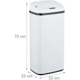 Relaxdays 40 l Weiß