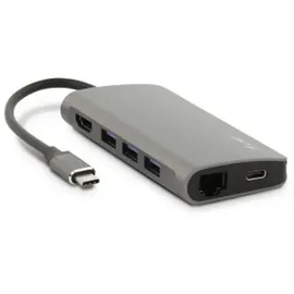 LMP 8 Port USB-C mini Dock space grau